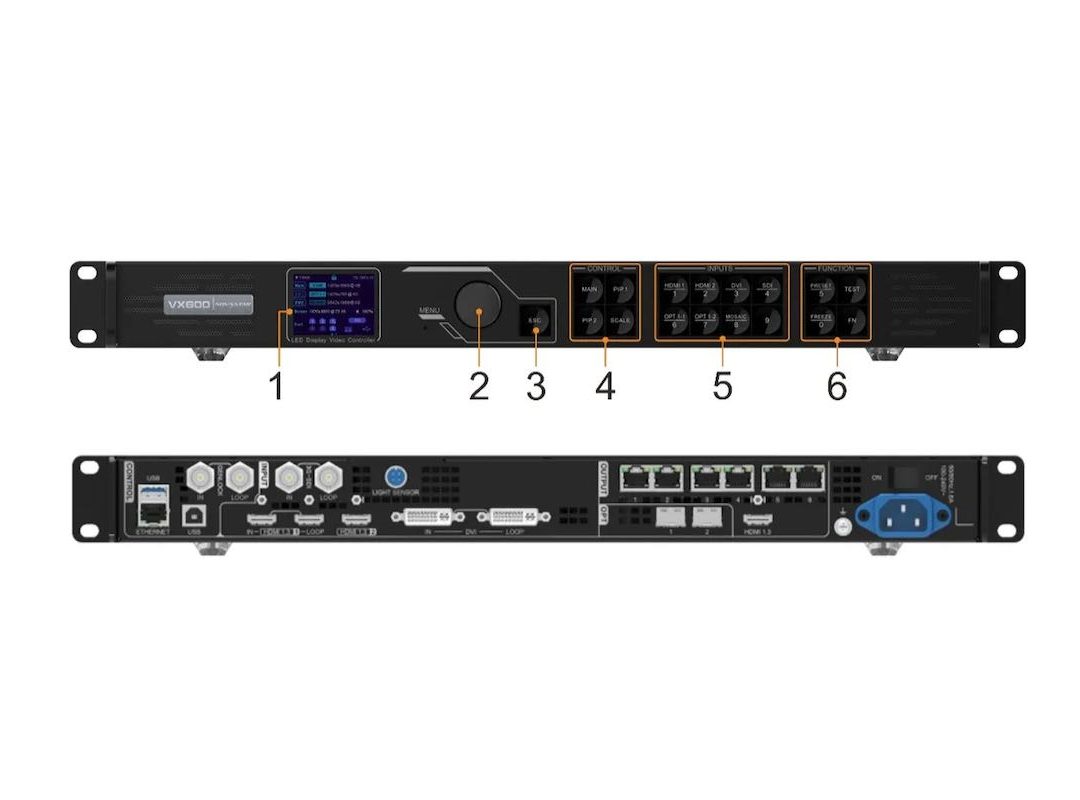 escalador novastar vx600